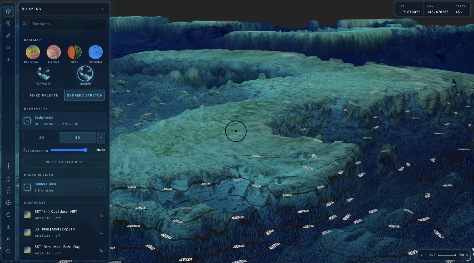 BathyMaps 3D seabed terrain with high-res imagery